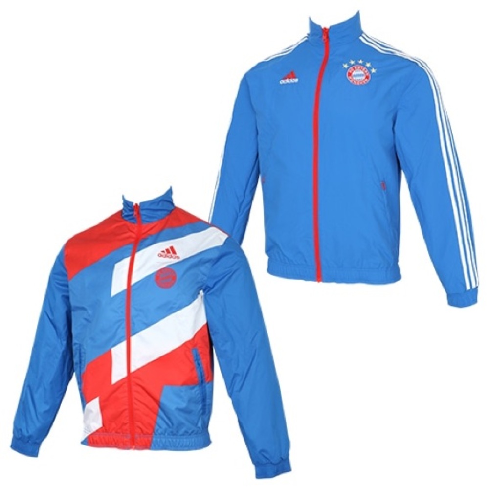 NWT adidas FC Bayern München Reversible Stadium Jacket | US M (Japan L)